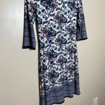 CLEARANCE! Navy Gilli Patterned Dress Size S EUC Blue Photo 3
