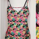 One Step Up Black Floral Cami Spaghetti Strap XL Pink Size undefined Photo 1