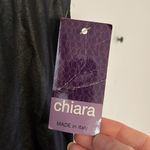 Chiara liquid leather Italian leggings Black Photo 4