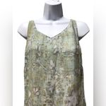 Sigrid Olsen  Green Floral Maxi Dress Size 6 Boho Beach Resort Wear Photo 1