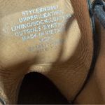 Madewell  The Rayna Lace-Up Lug-Sole Black Leather Boots Size 7.5 Photo 5