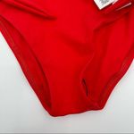 Vitamin A  Red Bikini Bottoms Tie Waist BioSculpt Plant Based SZ Extra Small NWT Photo 8