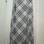 Altar'd State Altar’D State Mint Green Plaid maxi skirt with slit size XS Photo 4