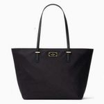Kate Spade NEW -  “Wilson Road Margareta” Beautiful Black Nylon Large Tote Bag ♠️ Photo 3
