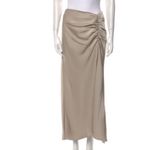 Jason Wu NWT  Satin Ruched MIDI‎ Skirt in Champagne Size Medium Photo 9