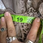 Umgee  Lace vest tan NWOT M/L rose appliqué ruffles lace Photo 13