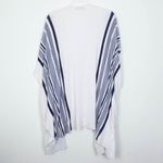 Foxcroft Womens Striped Open Front Cardigan Size 3X Short Sleeve Beachy Boho Photo 5