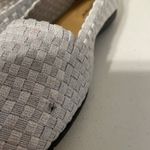 Comfortview Women's Size 9WW Bethany Ballet Flats Silver Woven Stretch Slip On Photo 7