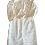 Tahari Sparkle Tweed Pink Champagne Mini Skirt size 16 Photo 1