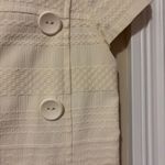Milly  Ivory Button-Accent Mini Dress Photo 4