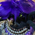 Customized Embellished Spider Fascinator Hat Halloween Costume Hat Photo 4