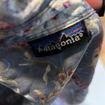 Patagonia 90s Gray Floral Casual Button Down Long Sleeve Shirt Women Size Medium Photo 5