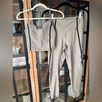 Abercrombie & Fitch YPB workout set contrast leggings sports bra sculptLUX high rise tank top 7/8 Photo 6