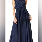 JS Collections Womens Black Satin Strapless Ribbon Bow Long Maxi Dress Gown 14 Photo 6