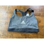 Adidas  Women's Sports Bra Grey Size L Medium Support POWER REACT NEW Photo 5