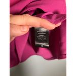 Pomander Place Orchid Hollis Top Puff Sleeve V Neck Fuschia Size Medium Pink Photo 9