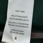 Disney  Bambi Rugby Stripe Cropped Polo Shirt Green White Small Long Sleeve Photo 10