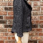 Loft Ann Taylor  black and grey cropped wool-blend peacoat / XS / EUC Photo 6