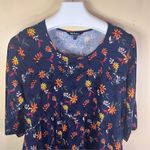 Ulla Popken Women's Floral Print Maxi Dress Size 20 Long Sleeve Pockets Comfy Pink Photo 3