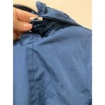 Susan Graver  Women’s Jacket Water Resistant Zip-Front Grommet Trim Blue Size M Photo 6