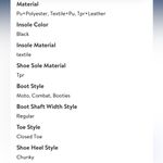 No Boundaries  Women's Knit Combat Boot Size 8 Photo 3