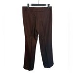 Larry Levine Nwt  Auburn Herringbone Pleated Trousers Photo 1