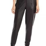 Spanx  Leather Like Jogger Size Small Black High Rise Faux 20283R Pull On Photo 0