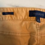 Talbots Heritage Corduroy Pants Women's Size 14 Golden Yellow Straight Leg Photo 4