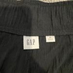 Gap  Pants Womens XL Wide Leg Pull On Stretch High Rise Beachy Coastal Black Pock Photo 1