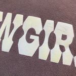 Brandy Melville Y2K John Galt Distressed Cowgirl Crop Top Size XS/S Photo 3