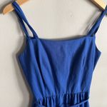 Vintage Malia Strawberry Dress & Bolero Set Blue Cottagecore Retro Pinup Photo 10