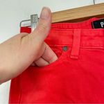 Paige Red Verdugo Ultra Skinny Jeans Womens 25 Fall Holiday Denim Zip Fly Photo 3