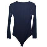 Willow & Clay Velvet Bodysuit Black‎ Medium Photo 1