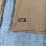 Lauren Ralph Lauren Shirt Tan Elbow Patch Shoulder Zip Detail Top Womens Small Brown Photo 4