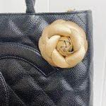 Camellia Flower Vegan Leather Magnetic Bag Charm Photo 6