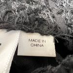 VERO MODA Aware by Black Floral Burnout Mock Neck Dress Puff Sleeve XS Photo 4