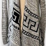 Rue 21  set of 2 medium women’s cardigans long sleeve tan gray aztec knit both new Photo 0