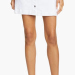 Veronica Beard  Aron Braided Waist Denim Mini Skirt Photo 0