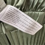 Abercrombie & Fitch NEW A&F Giselle Pleated Wide Leg Jumpsuit Green Medium Photo 7