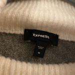 EXPRESS Casual Color Block Turtleneck Mini Sweater Dress Size Medium Photo 3