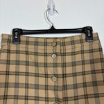 Aritzia  Wilfred Tai Plaid Button Front Skirt Size 6 Photo 2