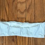 Charlie Holiday  Womens Striped Strapless Bikini Top Swimsuit Size S NWOT Photo 1