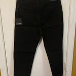 DKNY  women's size 26 embellished grommet solid black CITY LIGHTS jeans 28x28 Photo 3