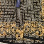 Adrienne Vittadini  Black & Gold Kimono Cover-Up + Wide Brim Hat Set NWT Photo 3