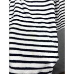 J. Jill Womens Top L Striped Terry‎ Cloth Beach Cover Up White Size L Photo 2