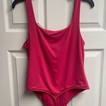 Babaton Aritzia “” Bright Pink Bodysuit Size XL Photo 4