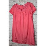 Lilly Pulitzer 100% silk pink embroidered Kathleen shift dress preppy Small. Photo 1