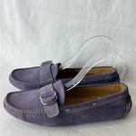 Prada Authentic Women’s Lilac Suede Loafers Size 37.5 Photo 1