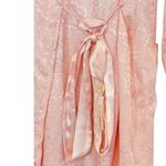 Victoria's Secret VICTORIA’S SECRET Vintage Gold Label Silky Paisley Pink Robe Size M Photo 6