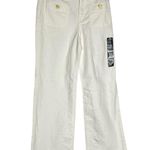 NWT J.Crew Factory White Full Length Slim Wide Leg Jeans Size 26P Photo 0